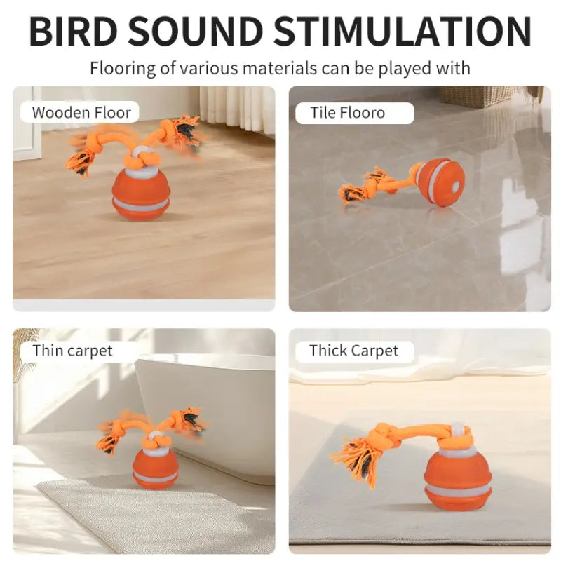 Smart Rolling Ball Toy for Dogs - Indoor Training Device for Pet Stimulation and Entertainment, Durable Bite-Resistant Design for Boredom Relief